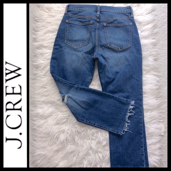 J.Crew Re-Imagined Mid-Rise Flare Crop Jeans - Picture 3 of 6